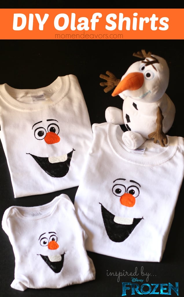 DIY Olaf Shirts