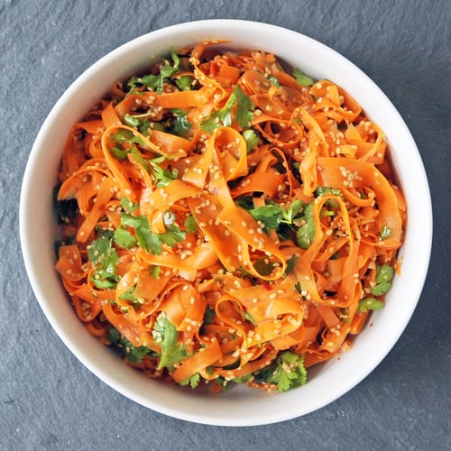 Vinegar Carrots With Toasted Sesame Seeds Vinegar Carrots With Toasted Sesame Seeds
