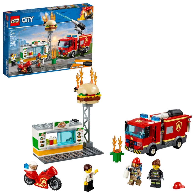 Lego City Fire Burger Bar Fire Rescue