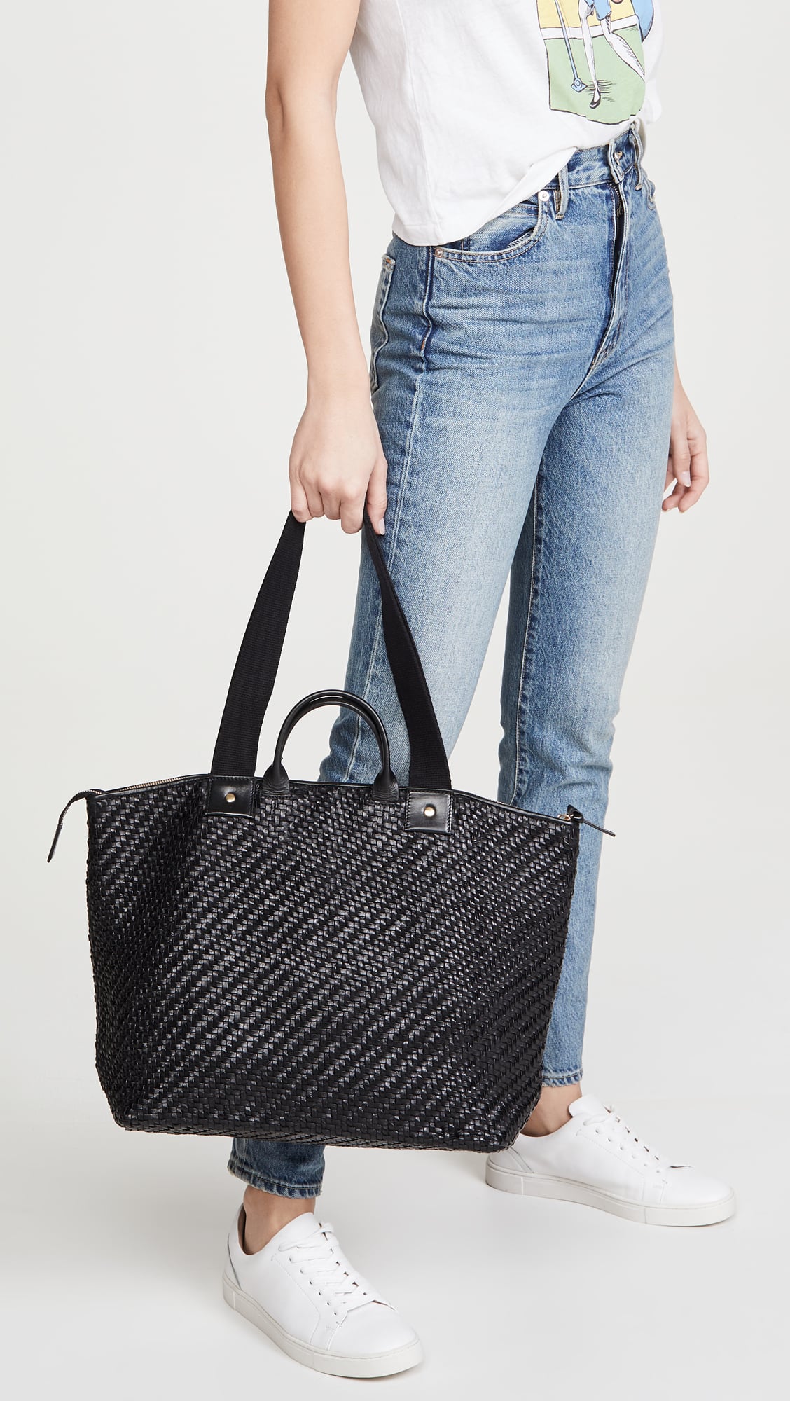 beach bag with zip