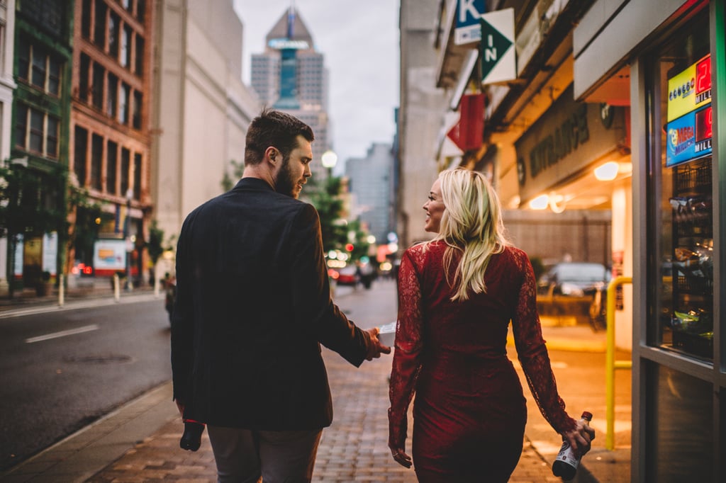 Pizza City Engagement Shoot