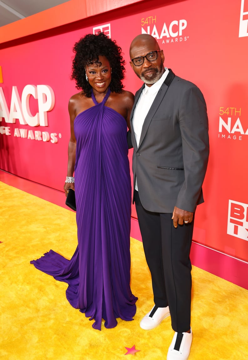 Viola Davis and Julius Tennon at the 2023 NAACP Image Awards