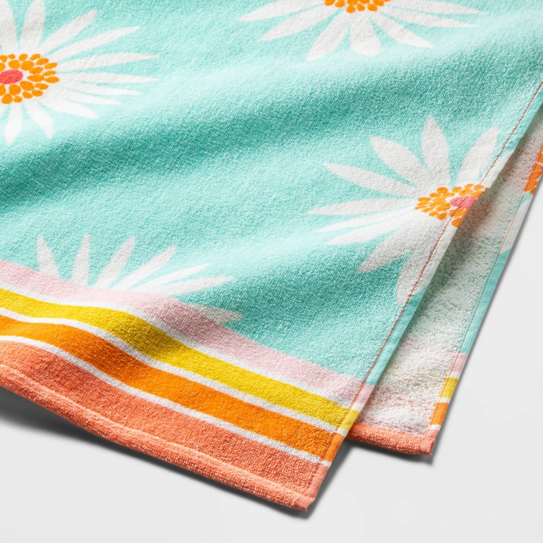 A Floral Beach Towel: Sun Squad Daisy Beach Towel