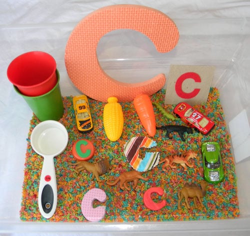 Letter Sensory Bin