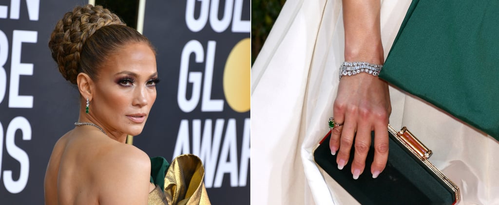 Jennifer Lopez's French Manicure at the Golden Globes 2020
