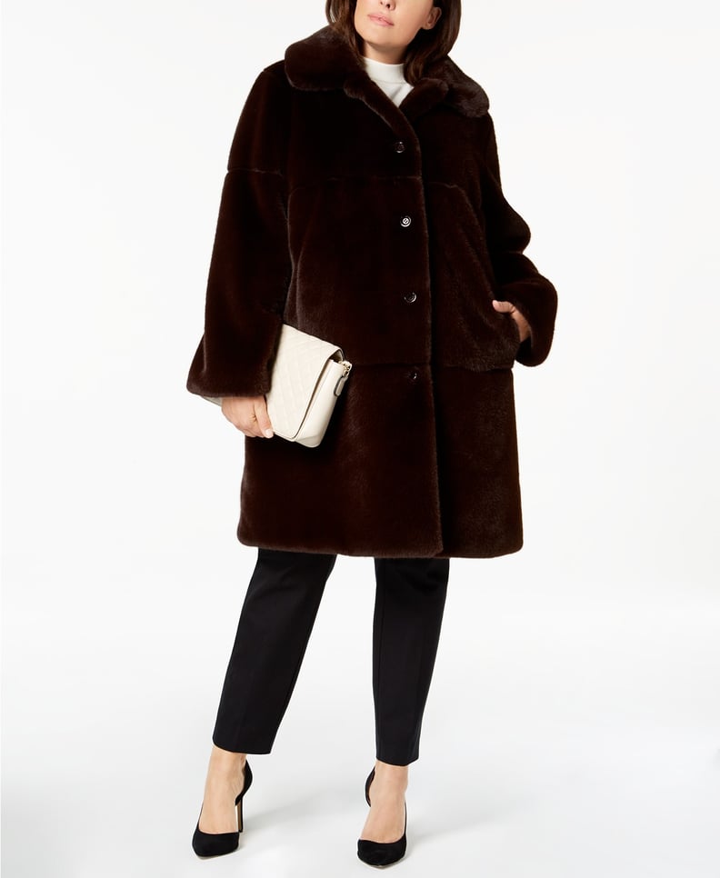 Jones New York Faux-Fur Coat