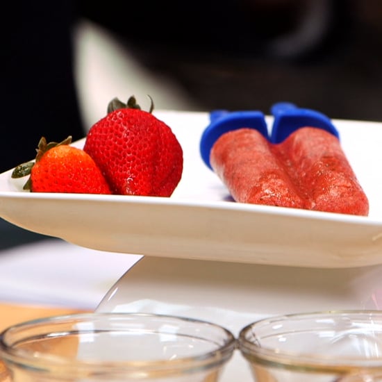 Strawberry-Basil Limeade Popsicle