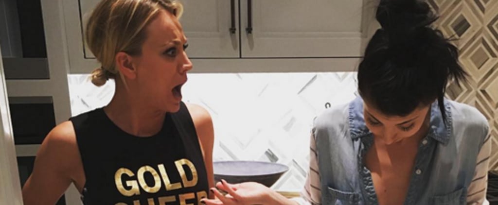 Kaley Cuoco's Bachelor Leggings