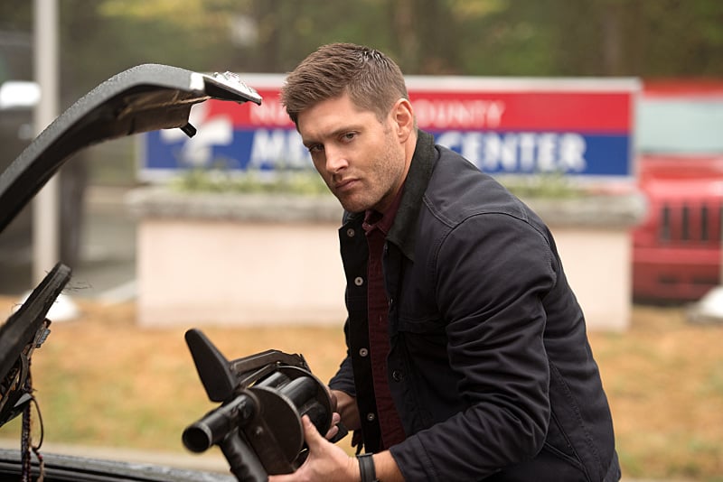 Jensen Ackles as Dean.