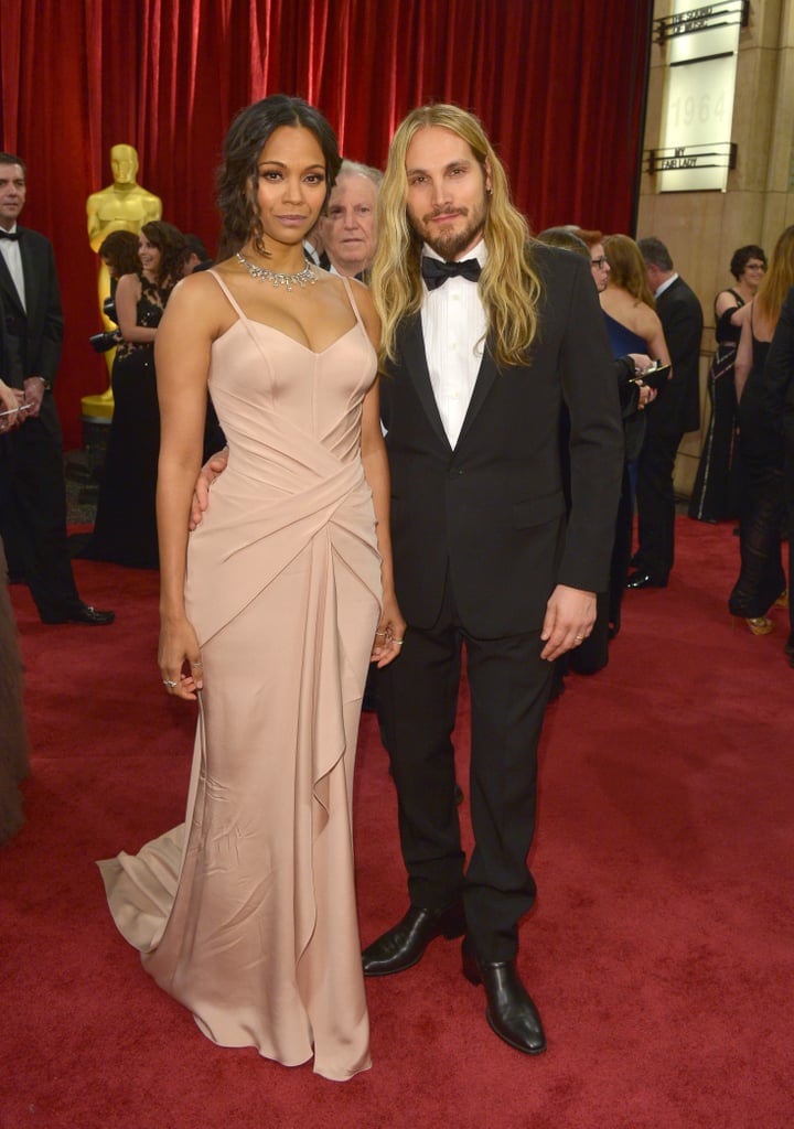 Zoe Saldana at the Oscars 2015 Pictures