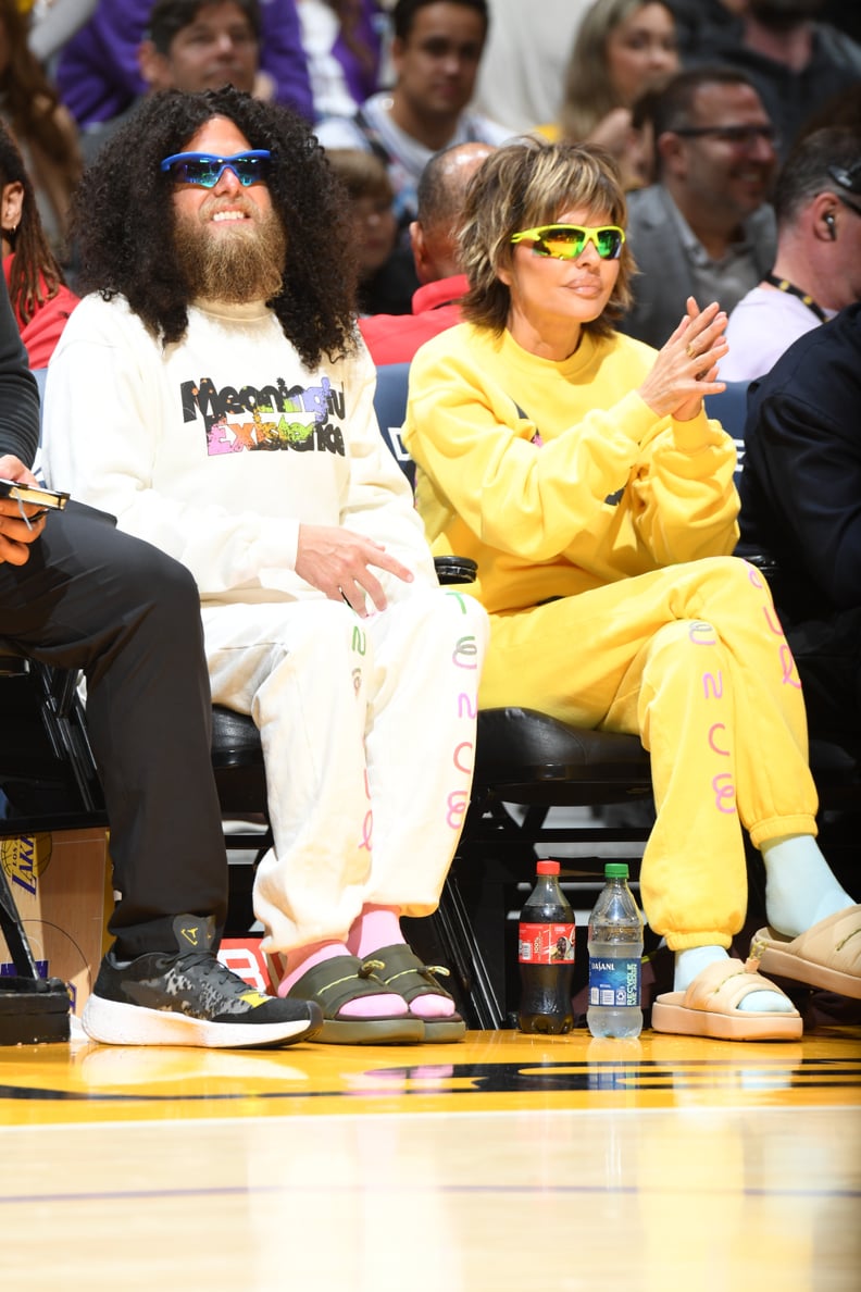Jonah Hill and Lisa Rinna's Matching Outfits at the Lakers Game