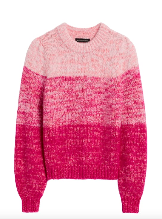 Cropped Ombré Sweater