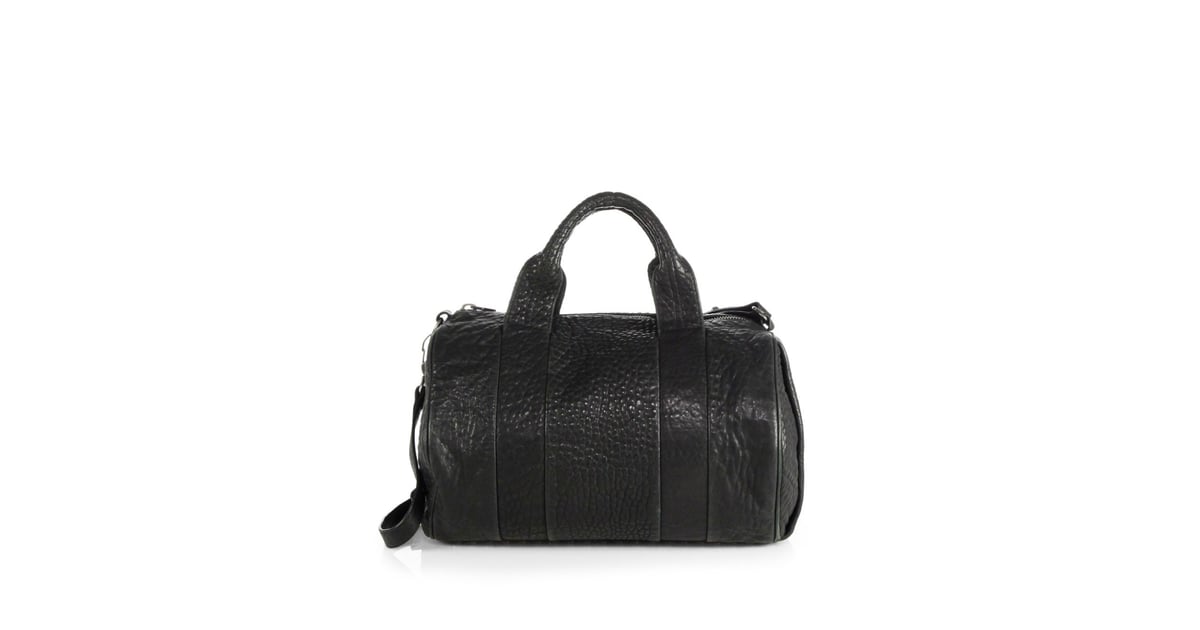 Alexander Wang Rocco Pebbled Leather Duffel Bag ($925) | Ashley Olsen ...