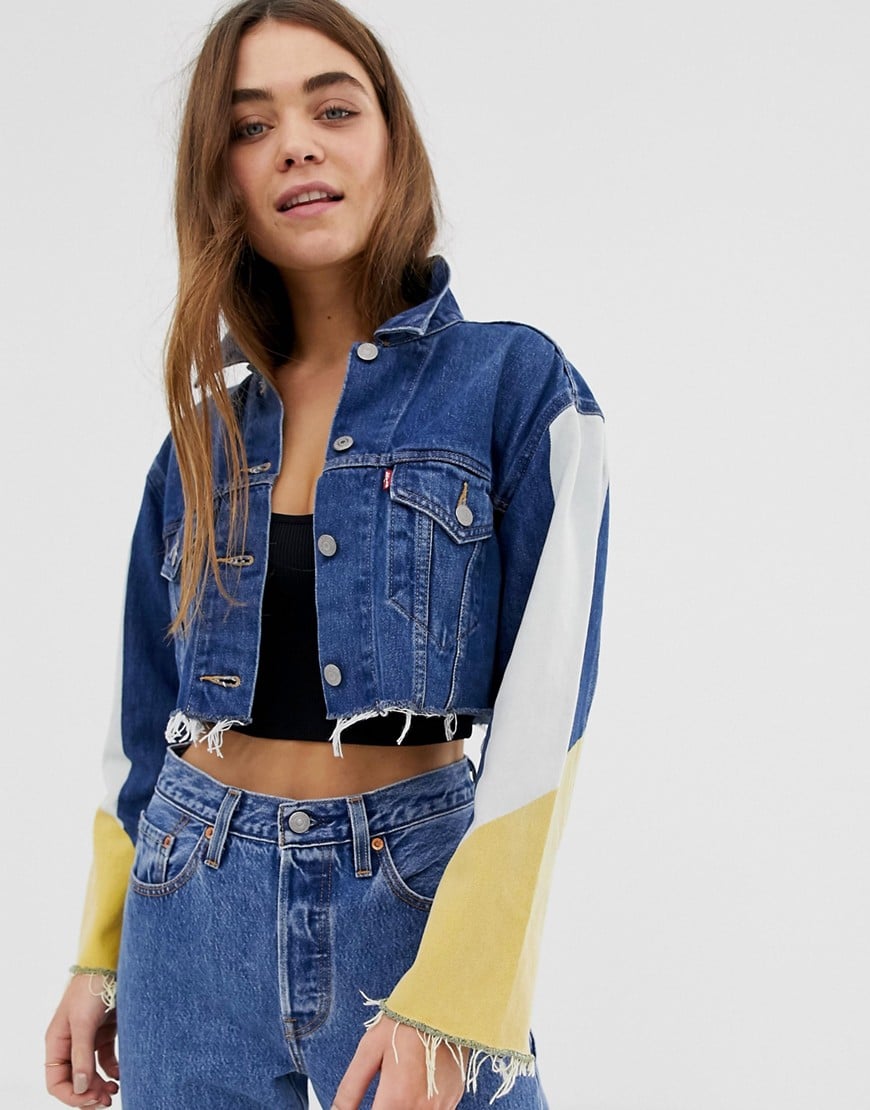 Levi cropped jacket deals