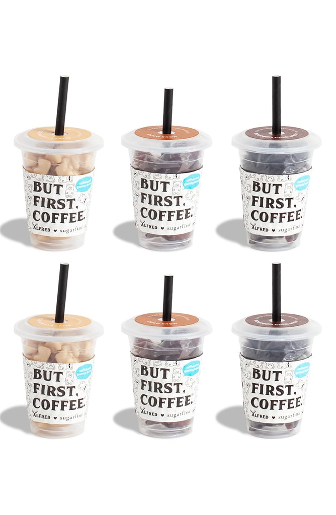 Sugarfina x Alfred's But First, Coffee 6-Pack Caffeinated Gummy Bears Set