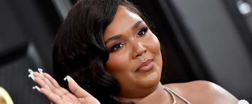 Lizzo's Rhinestone French Manicure For Cardi B's Birthday