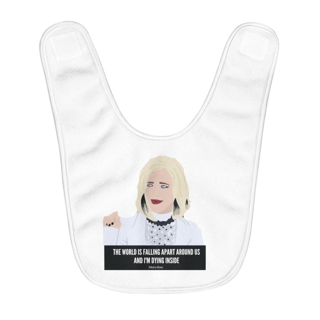 Moira Rose Schitt’s Creek Fleece Baby Bib