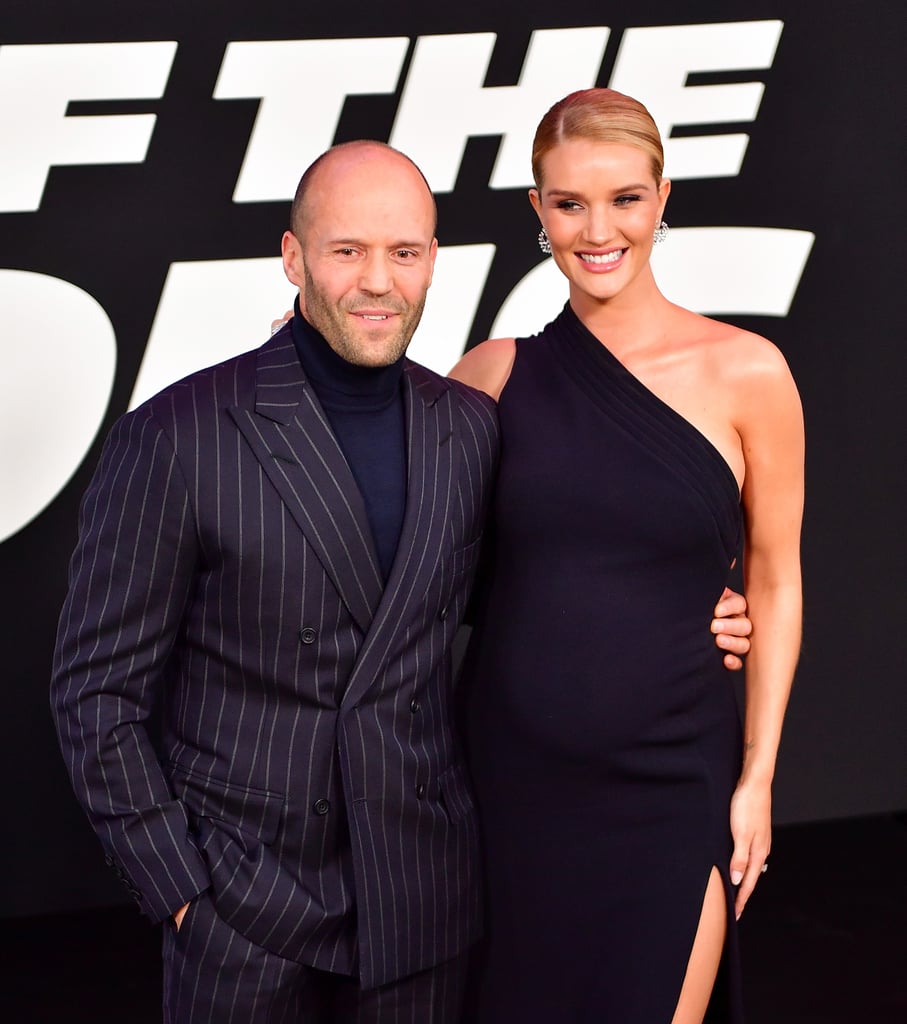 Rosie Huntington-Whiteley and Jason Statham Fast 8 Premiere