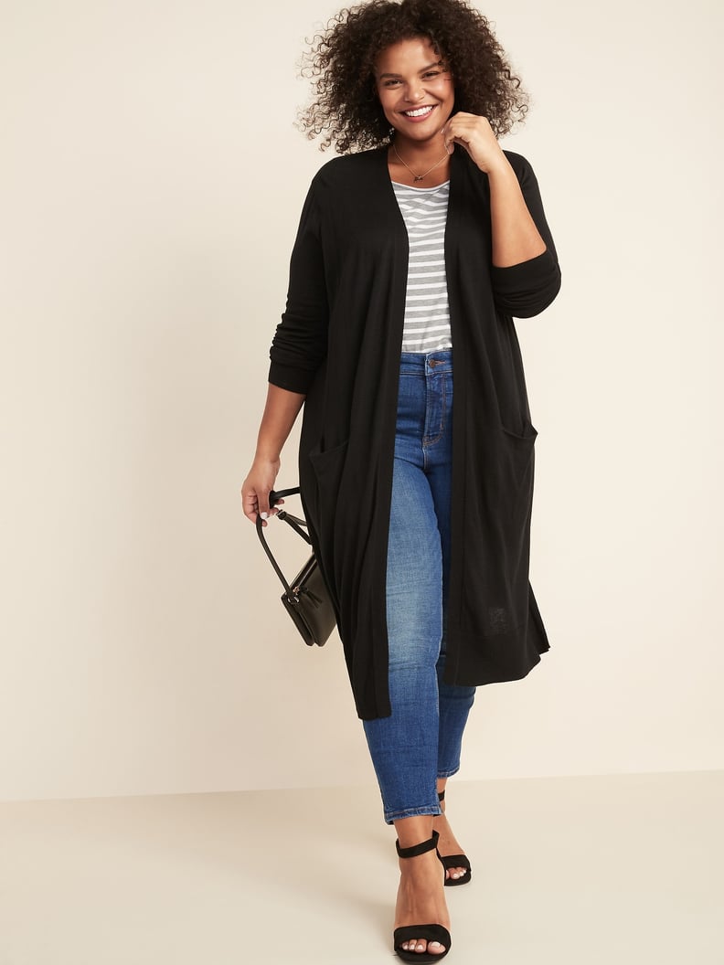 Old Navy Super-Long Open-Front Sweater