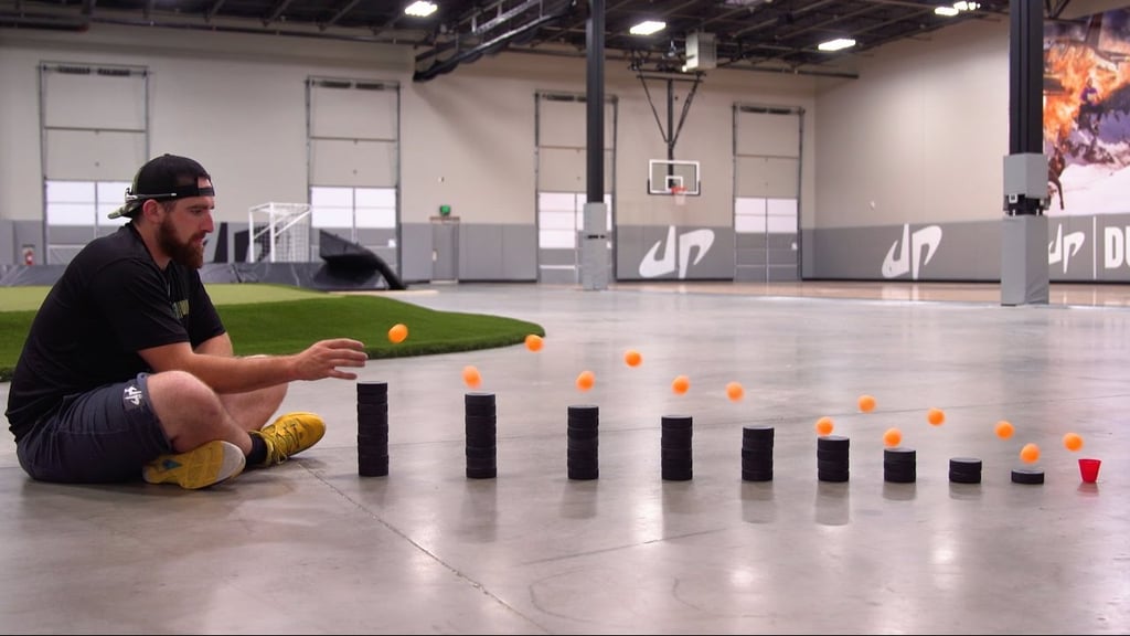 3. Dude Perfect's Ping Pong Trick Shots 3