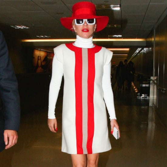 Lady Gaga Airport October 2015
