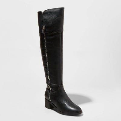 Target Gretal Faux-Leather Over-the-Knee Fashion Boots