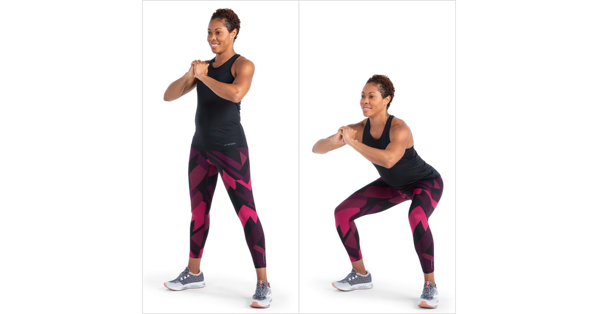 Air Squat | 10-Minute Leg Workout | 4 Exercises | POPSUGAR Fitness Photo 3