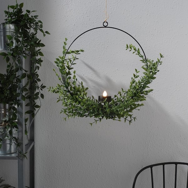 Vinterfest Outdoor Green LED Wreath