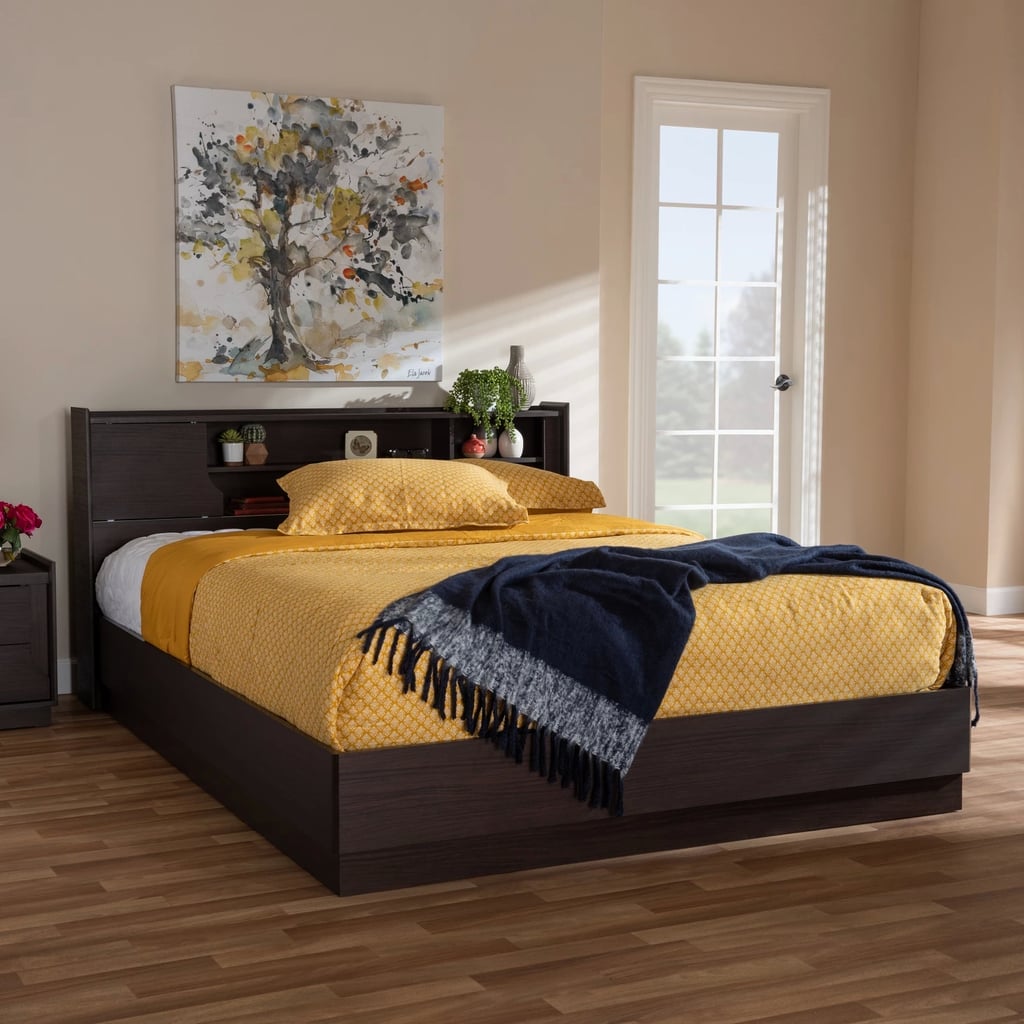 Queen Larsine Finished Platform Storage Bed The Best Storage