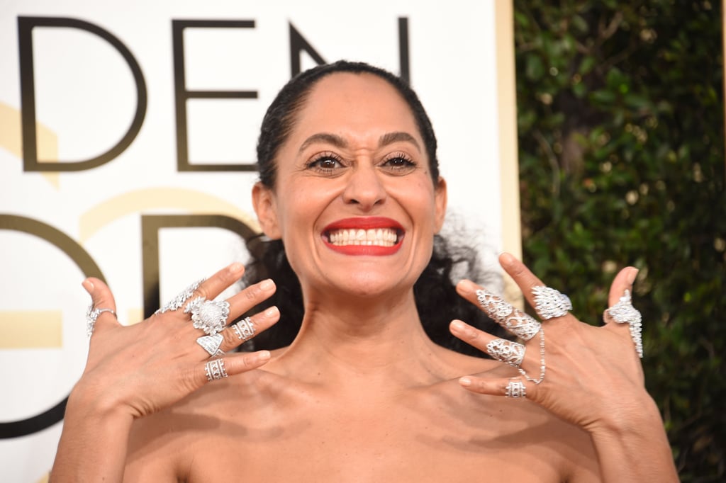 Tracee Ellis Ross's Rings at the Golden Globe Awards 2017