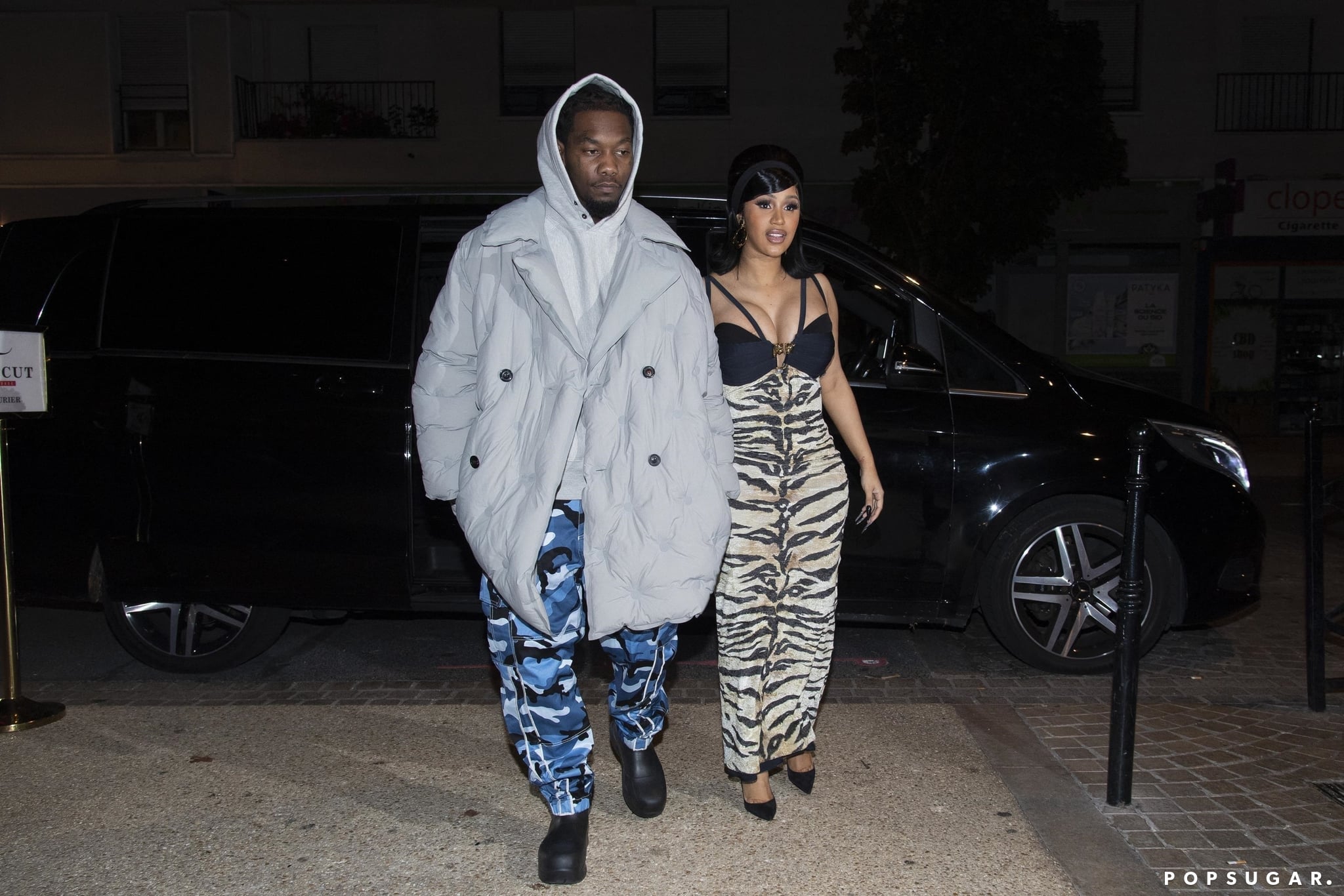 See Cardi B s Roberto Cavalli Dress at Paris Fashion Week