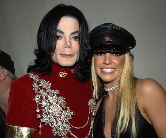 Britney Spears looked up to Michael, who posed with her backstage at the 2002 VMAs in NYC.