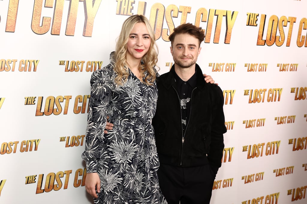 Daniel Radcliffe and Erin Darke at The Lost City Premiere