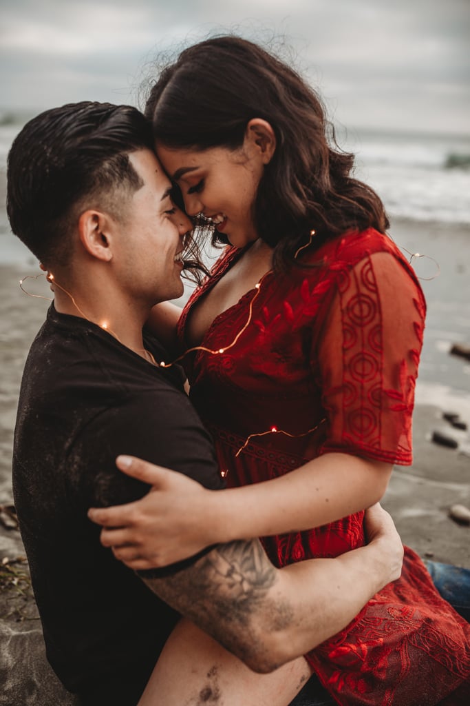 This Couple Met Right Before Taking These Sexy Beach Photos Popsugar