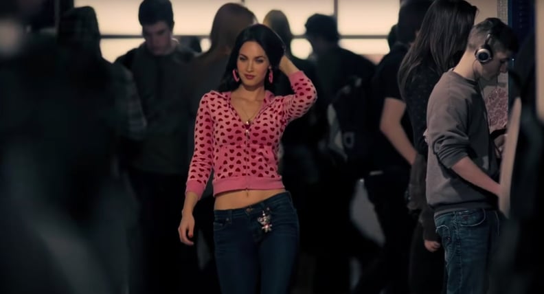 Megan Fox Walking Down a Hallway in Jennifer's Body