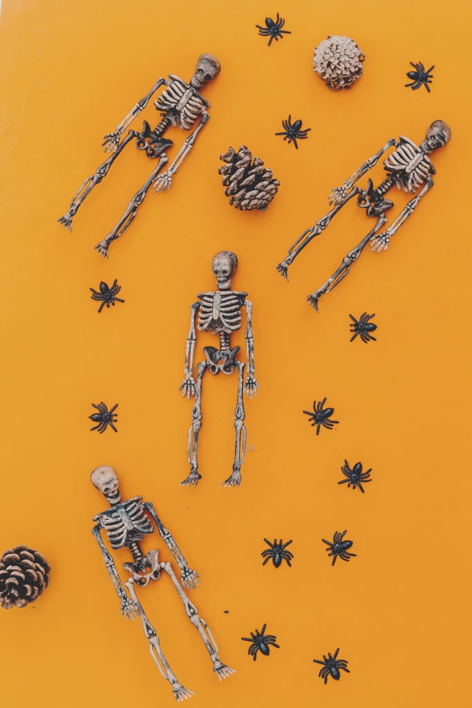 Skeletons and Spiders iPhone Wallpaper