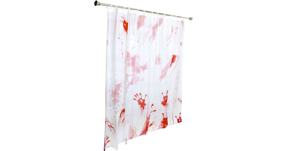 Bloody shower curtain (6) TV and Movie Halloween Decorations