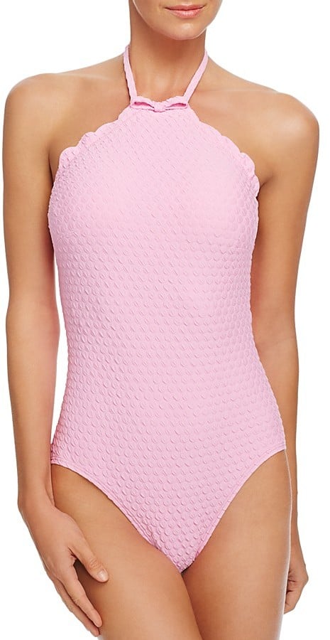 Kate Spade New York High Neck One Piece Swimsuit These 24 Pieces Are Millennial Pink Under 0 And Right Up Your Alley Popsugar Fashion Photo 18