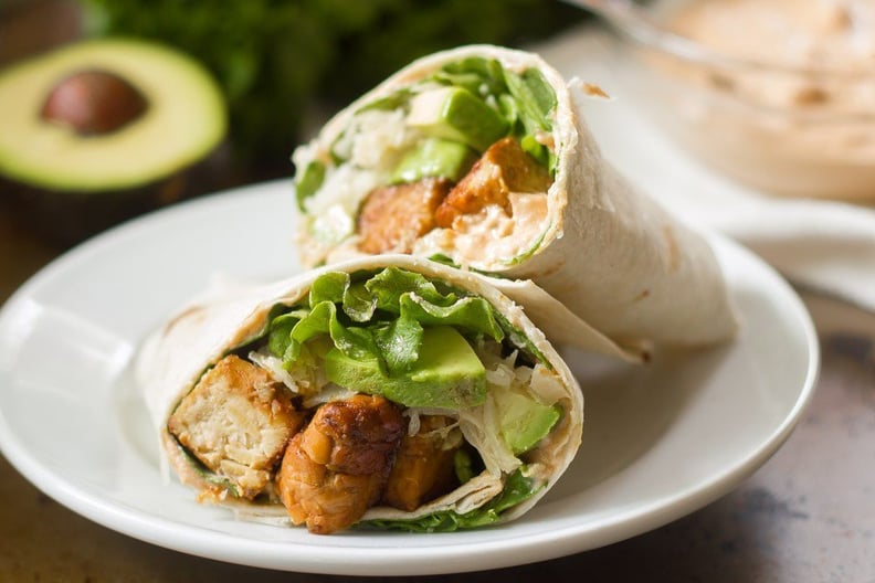 Vegan: Tempeh Reuben Wraps