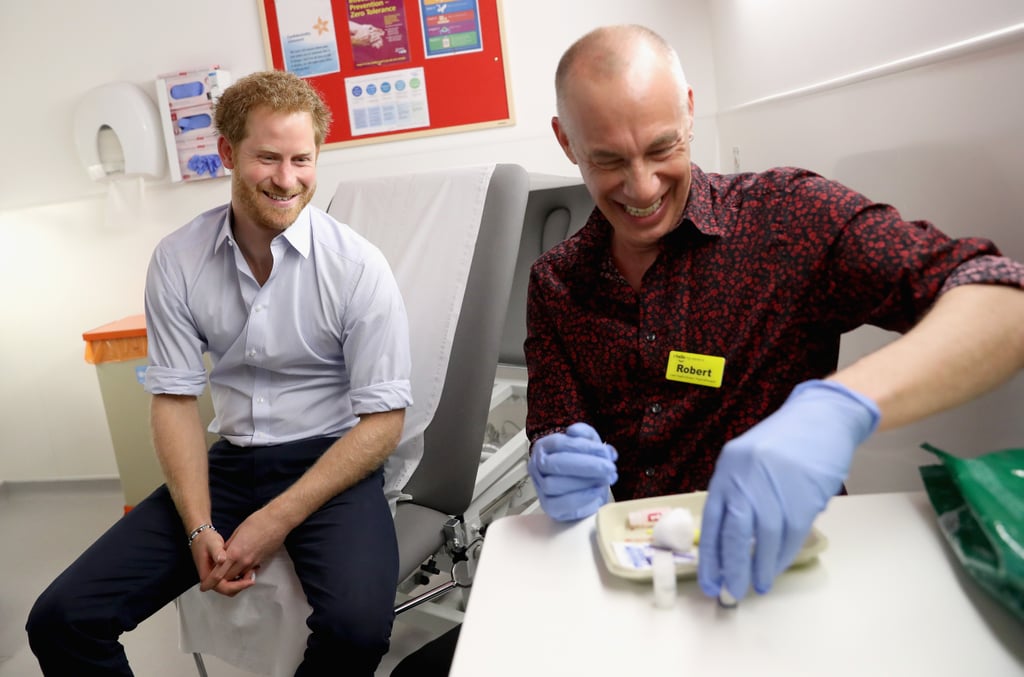 Prince Harry Gets HIV Test