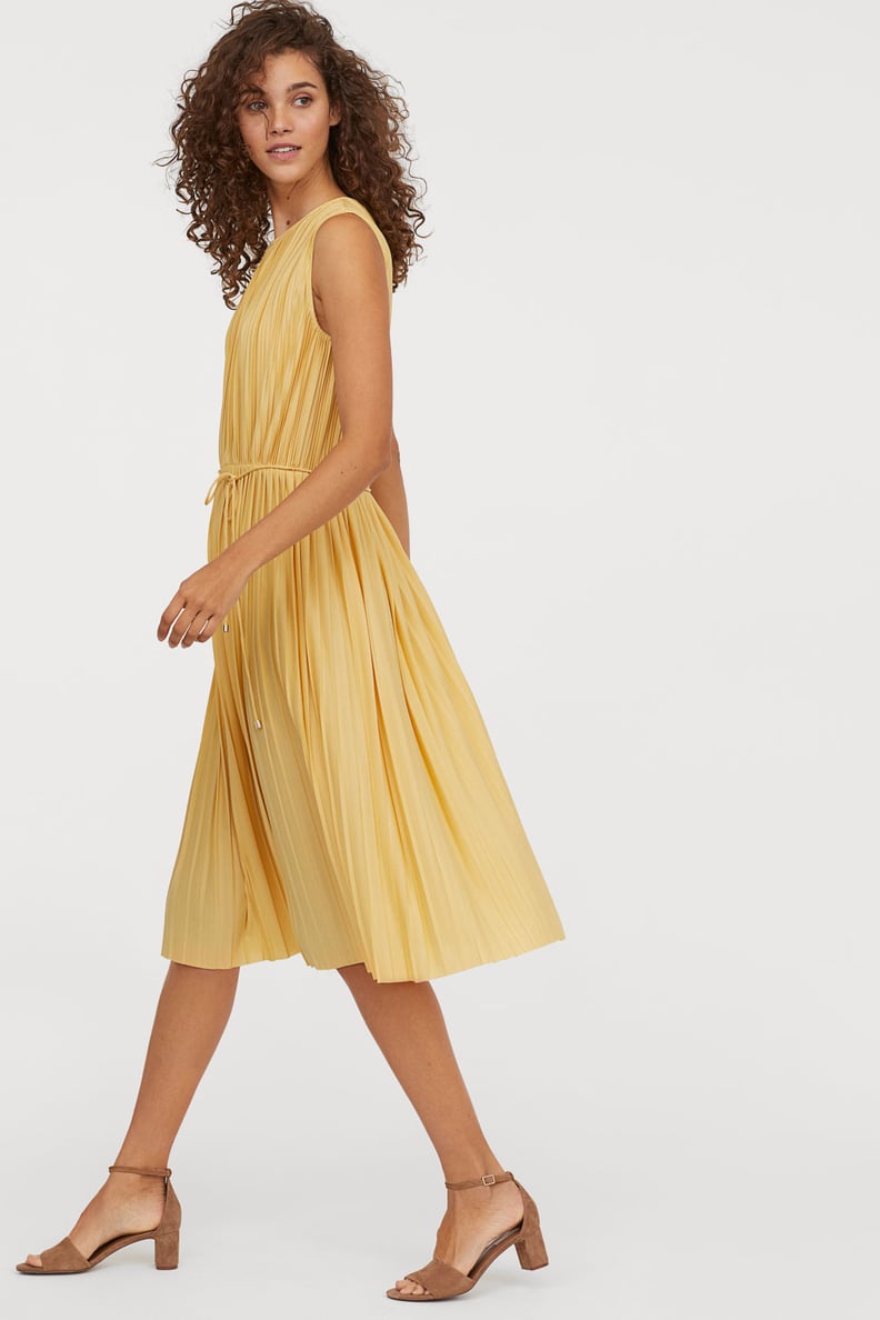 H&M Pleated Dress