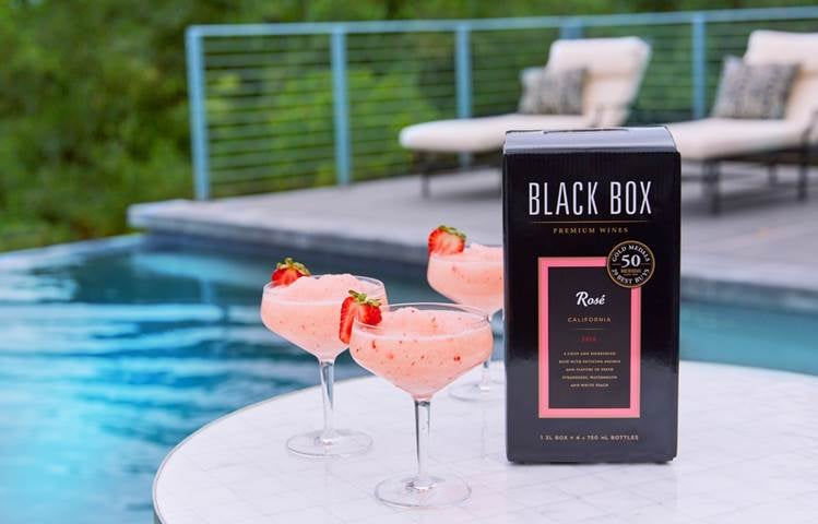 black box white wine