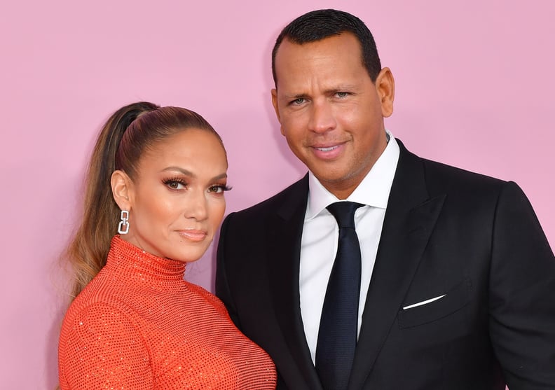 CFDA Fashion Icon Award recipient US singer Jennifer Lopez and fiance former baseball pro Alex Rodriguez arrive for the 2019 CFDA fashion awards at the Brooklyn Museum in New York City on June 3, 2019. (Photo by ANGELA WEISS / AFP)        (Photo credit sh