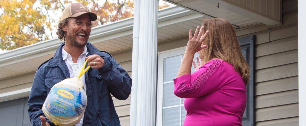 Matthew McConaughey Delivering Thanksgiving Turkeys 2017