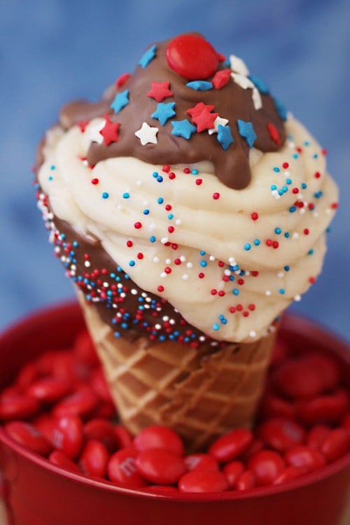Ice Cream Cone Cupcakes