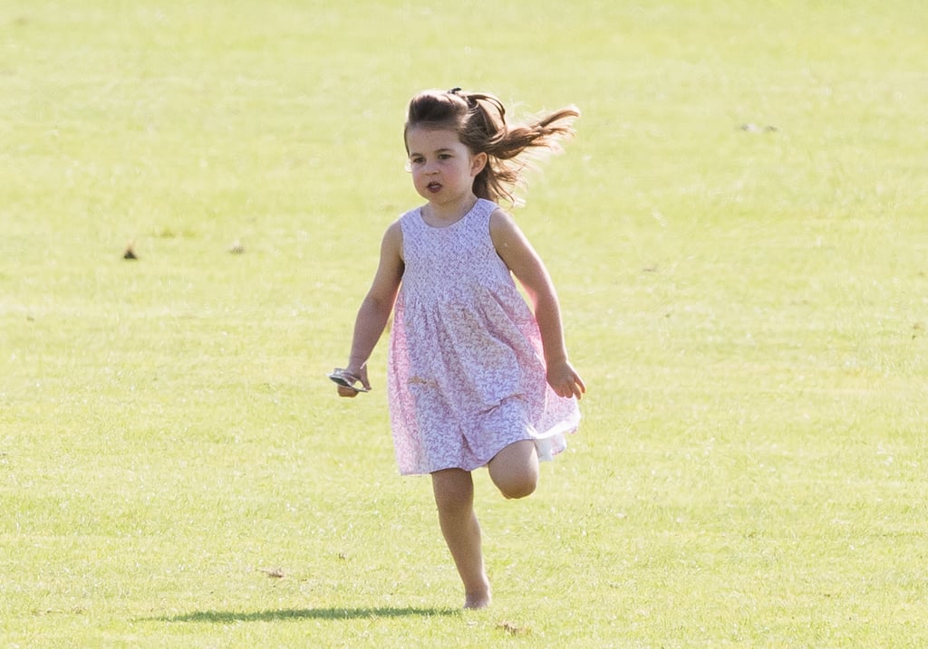 Kate Middleton With George and Charlotte at Polo Match 2018