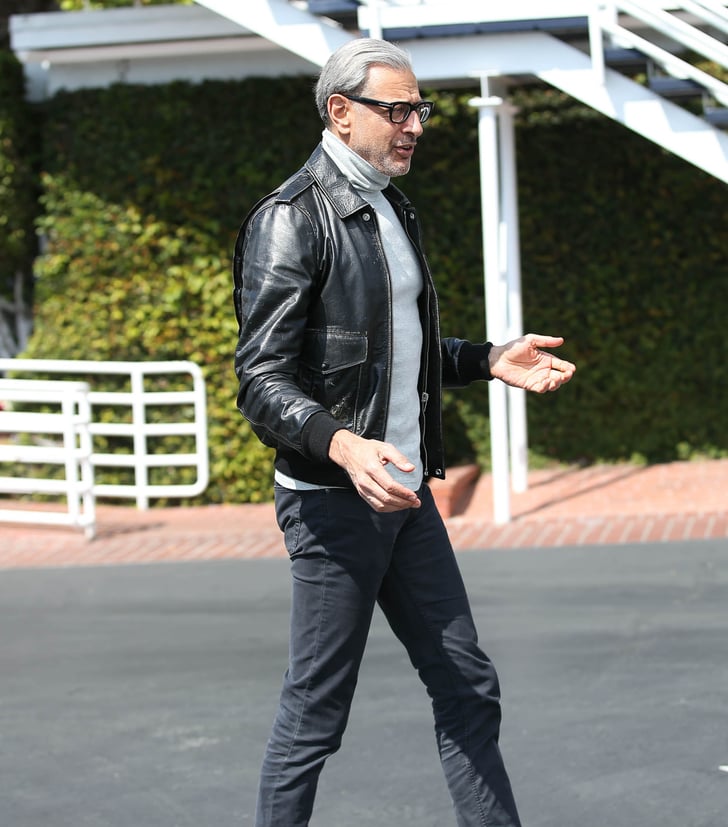 Jeff Goldblum in a Leather Jacket | POPSUGAR Celebrity Photo 17