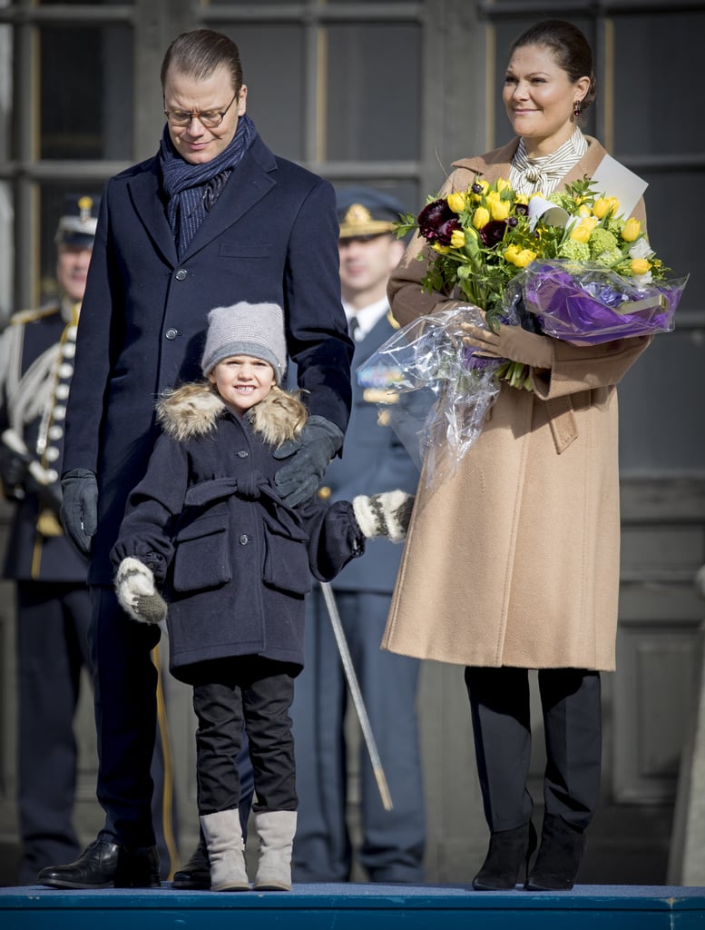 Princess Victoria and Family at Name Day Ceremony March 2017