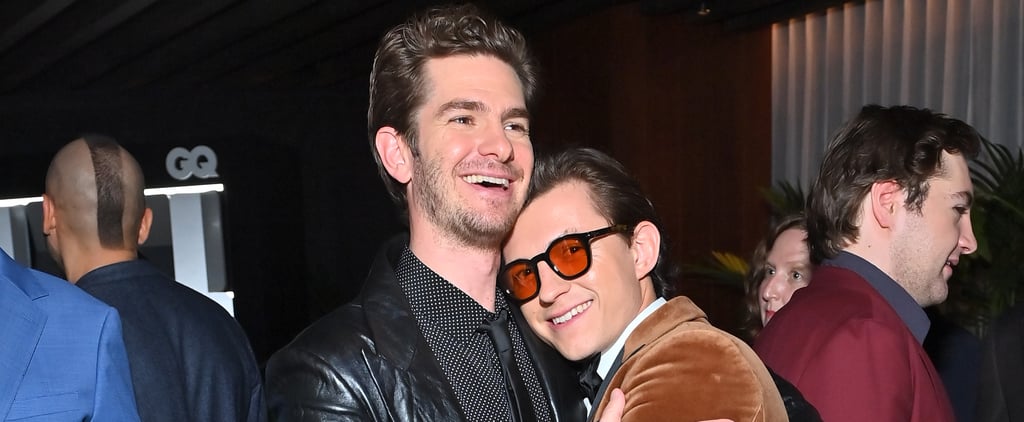 Spider-Man Stars Tom Holland and Andrew Garfield Share a Hug