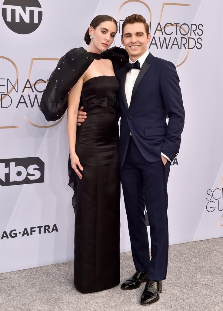Alison Brie Black Dress at the SAG Awards 2019